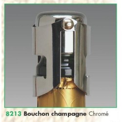 BOUCHON -Champagne- Chromé