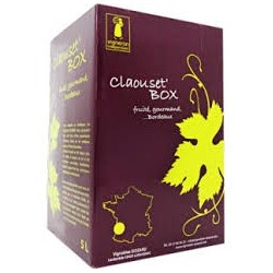 BORDEAUX - VIN AOC ROUGE - Vignoble Siozard "La Claouset' Box" Fontaine à vin BIB 5 L