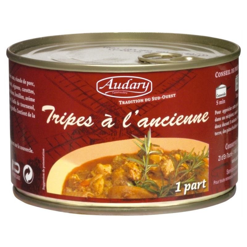 TRIPES cooked old-fashioned Audary - Box of 400 g
