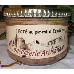 Pâté with Espelette Chilli Pepper from the Pyrenees - 180 g jar