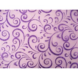 PATH Fabric width 0.30 m-VIOLET TABLE - roll 5 m