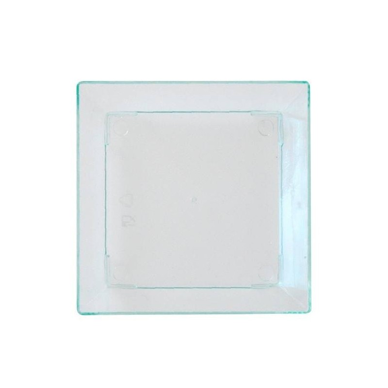 Mignardises Flach INJECTED CRYSTAL SQUARE - CLEAR - 6x6cm - 50