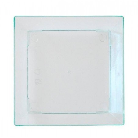 MIGNARDISES flat INJECTED CRYSTAL SQUARE - CLEAR - 6x6cm - 50