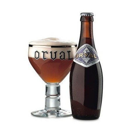 Cerveza Orval ámbar belga 6,2 ° 33 cl