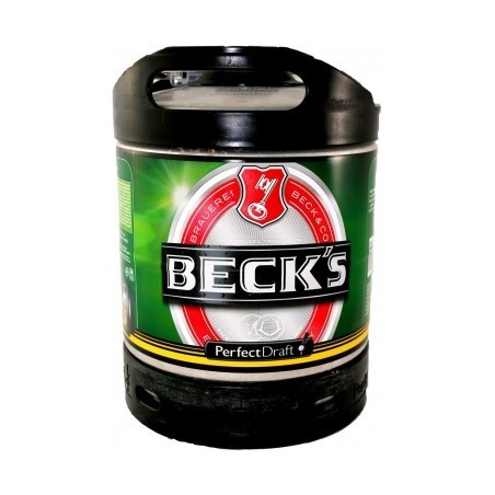 Birra chiara BECKS Germania 4,8 ° era 6 L / Perfect Draft Philips (7,10 EUR di deposito incluso nel prezzo)
