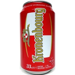 Beer KRONENBOURG Blond French 4.5 ° box metal 33 cl
