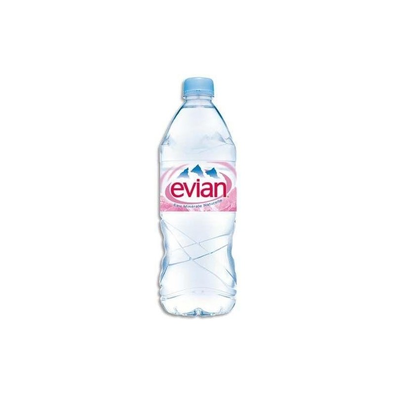 EVIAN Wasser Kunststoffflasche PET 1 L