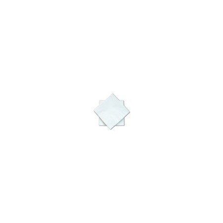 WHITE cocktail NAPKIN in disposable paper 20 x 20 cm 2 layers double point - bag of 100