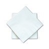 SERVILLETA cóctel BLANCA de papel desechable 20 x 20 cm 2 capas doble punta - bolsa de 100