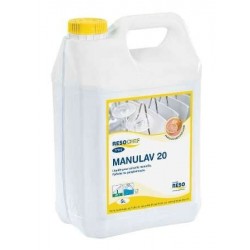 Lave vaisselle Manulav 20 pour plonge manuelle - bidon 5 L