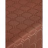 Tablecloth Chocolate in damask paper width 1.20 m - the 25 m roll