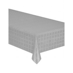 Gray Tablecloth in damask paper width 1.20 m - the 25 m roll