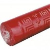 Mantel rojo en papel damasco ancho 1,20 m - el rollo de 25 m