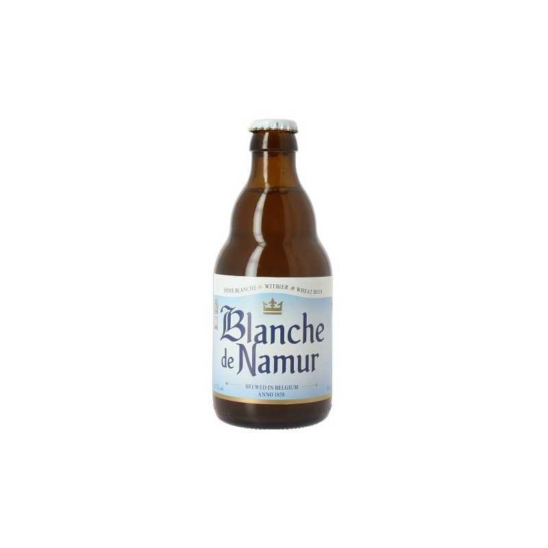 Bière BLANCHE DE NAMUR Blanche Belgique 4.5° 33 cl