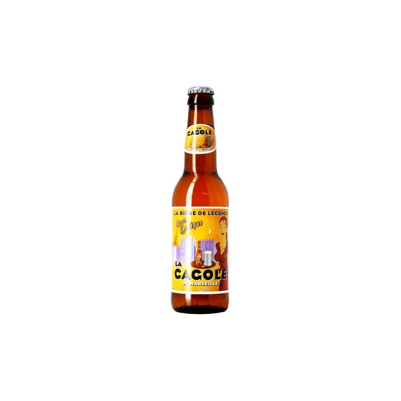 Bière LA CAGOLE DE MARSEILLE Blonde France 5.5° 33 cl