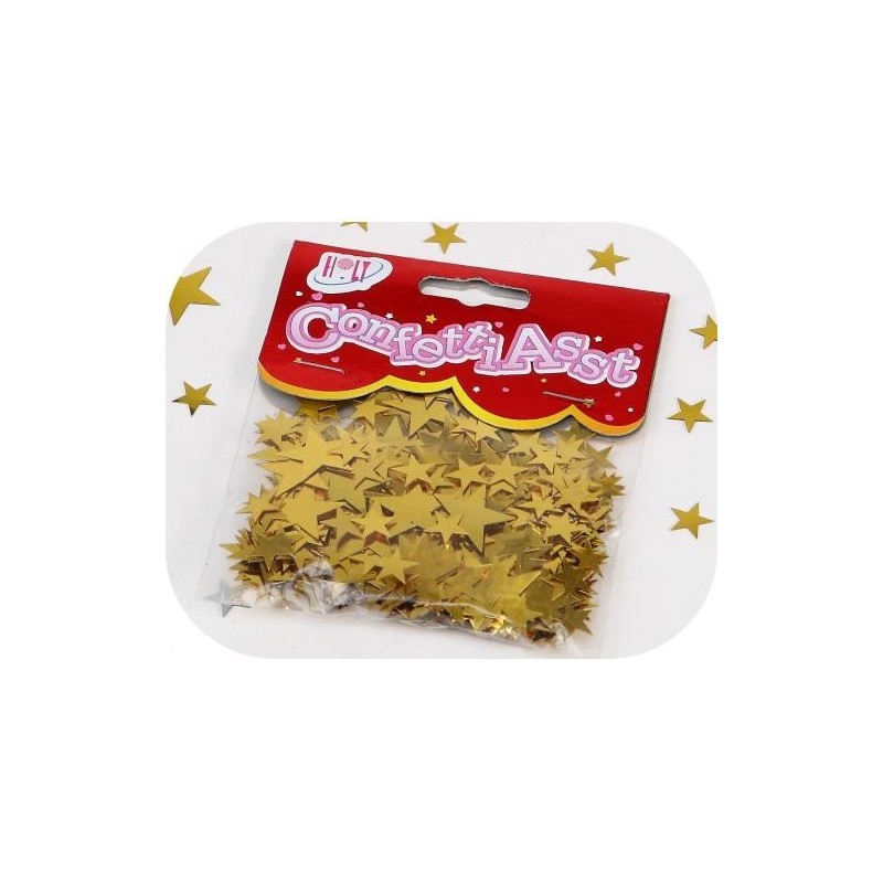 CONFETTIS Golden stars - 10 g bag