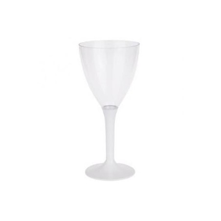 GLASS Wine Bottle Disposable Plastic Crystal White 16 Cl - 10