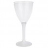 GLASS Wine Bottle Disposable Plastic Crystal White 16 Cl - 10