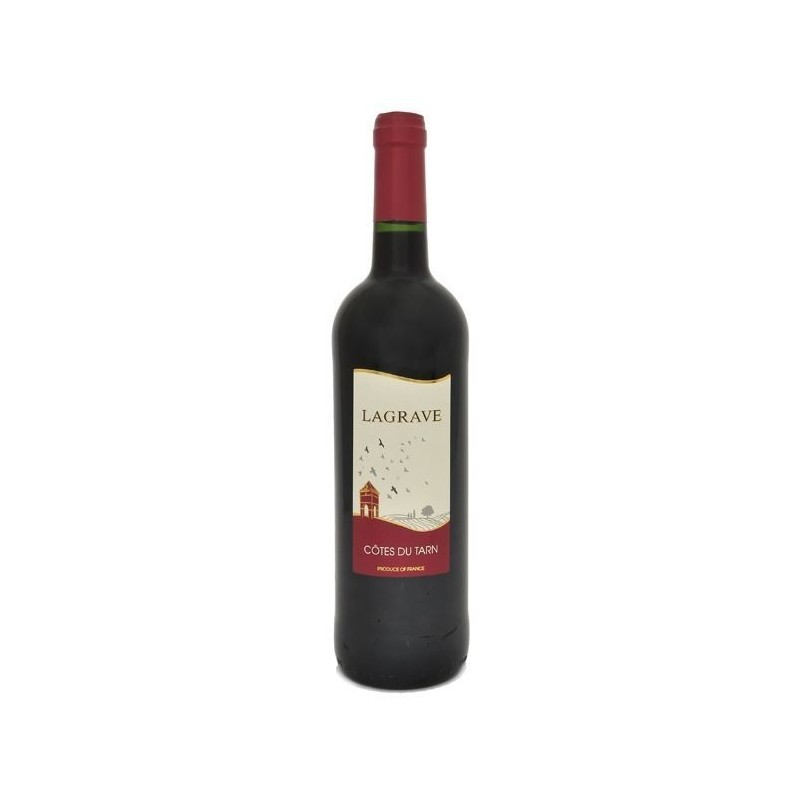 Terroir of Lagrave COTES OF TARN Red wine IGP 75 cl