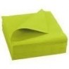 ANISE GREEN TOWEL in disposable paper 38 x 38 cm Sun Ouate plain - the bag of 40