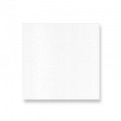 WHITE TOWEL in disposable paper 30 x 30 cm 2-ply - the bag of 100