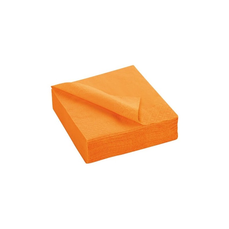 TOVAGLIOLO Mandarine carta usa e getta 38 x 38 cm 2 spessori - il sacchetto 50