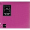 FUCHSIA PINK TOWEL in disposable paper 38 x 38 cm Sun Ouate plain - the bag of 40