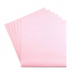 PINK PASTEL TOWEL in disposable paper 40 x 40 cm nonwoven - the bag of 50