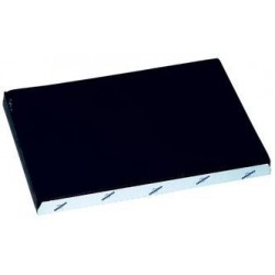 Black disposable paper table set embossed 30x40 cm - the 1000