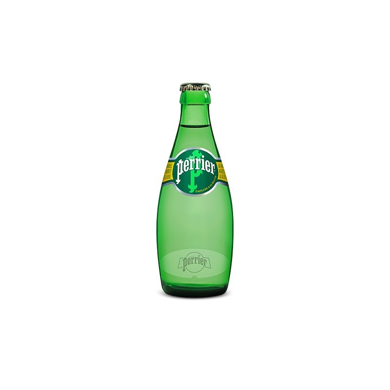 Agua PERRIER 24 botellas de 33 cl en vidrio retornable (depósito de 4,20 € incluido en el precio)
