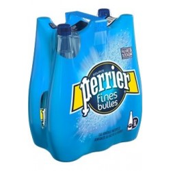 Agua PERRIER Fine Bubbles botella de plástico azul 1 L