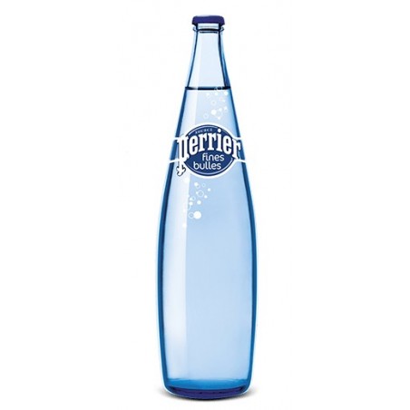 Water PERRIER Fine Bubbles 12 bottles of 1 L in returnable glass (deposit of 4.20 € included in the price)