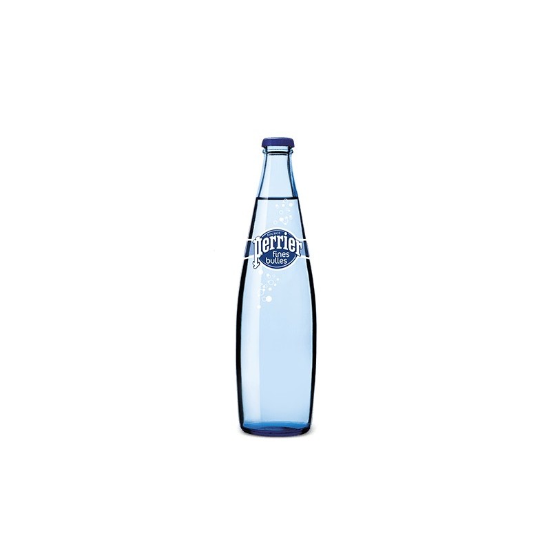 Agua PERRIER Fine Bubbles 20 botellas de 50 cl en vidrio retornable (depósito de 4,80 € incluido en el precio)
