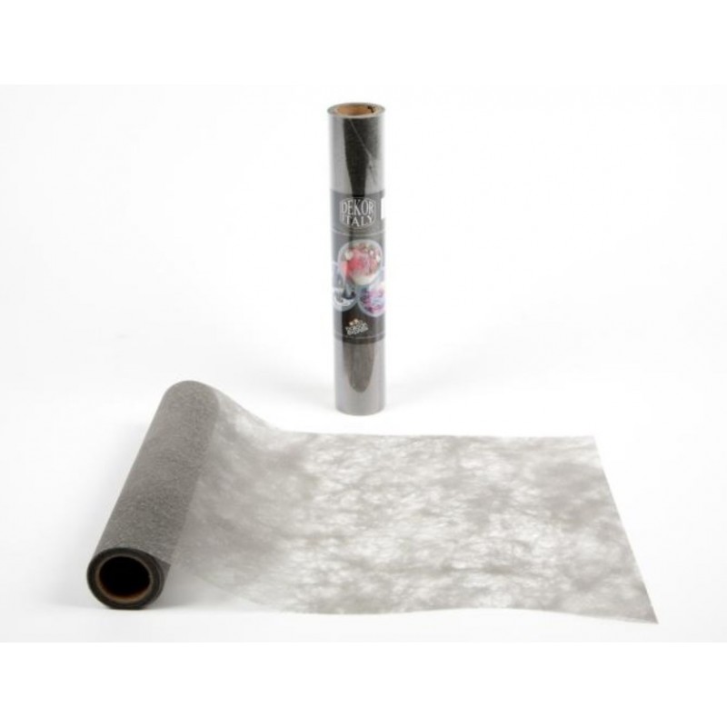 Table runner Polytulle GRAY width 30 cm - the roll of 10 m