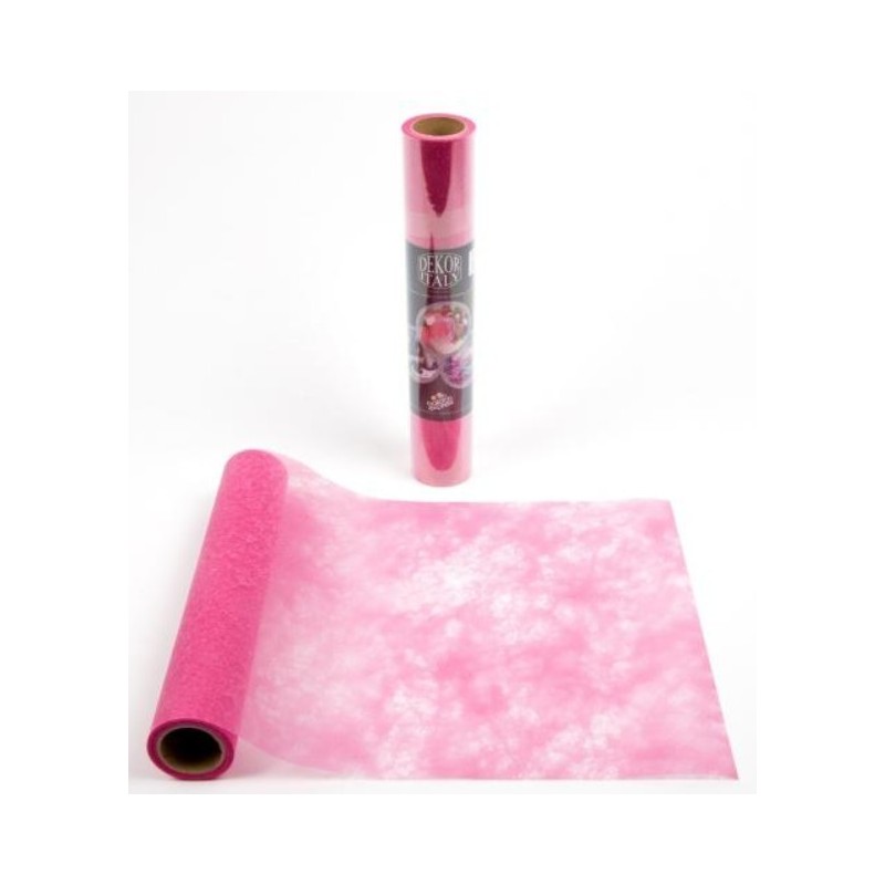 Table runner Polytulle PINK FUCHSIA width 30 cm - the roll of 10 m
