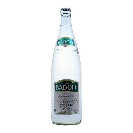 BADOIT Wasser - 12 Flaschen von 1 L in Mehrwegglas (Kaution von 4,20 € im Preis inbegriffen)