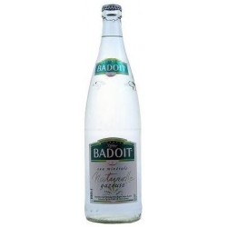 Agua BADOIT - 20 botellas de 50 cl en vidrio retornable (depósito de 4,80 € incluido en el precio)