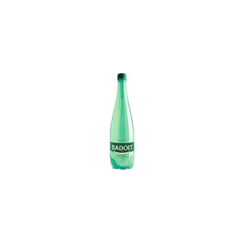 Water BADOIT PET plastic bottle 1 L