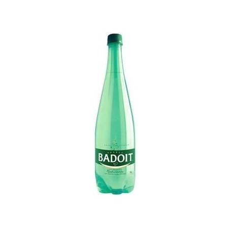 Water BADOIT PET plastic bottle 1 L