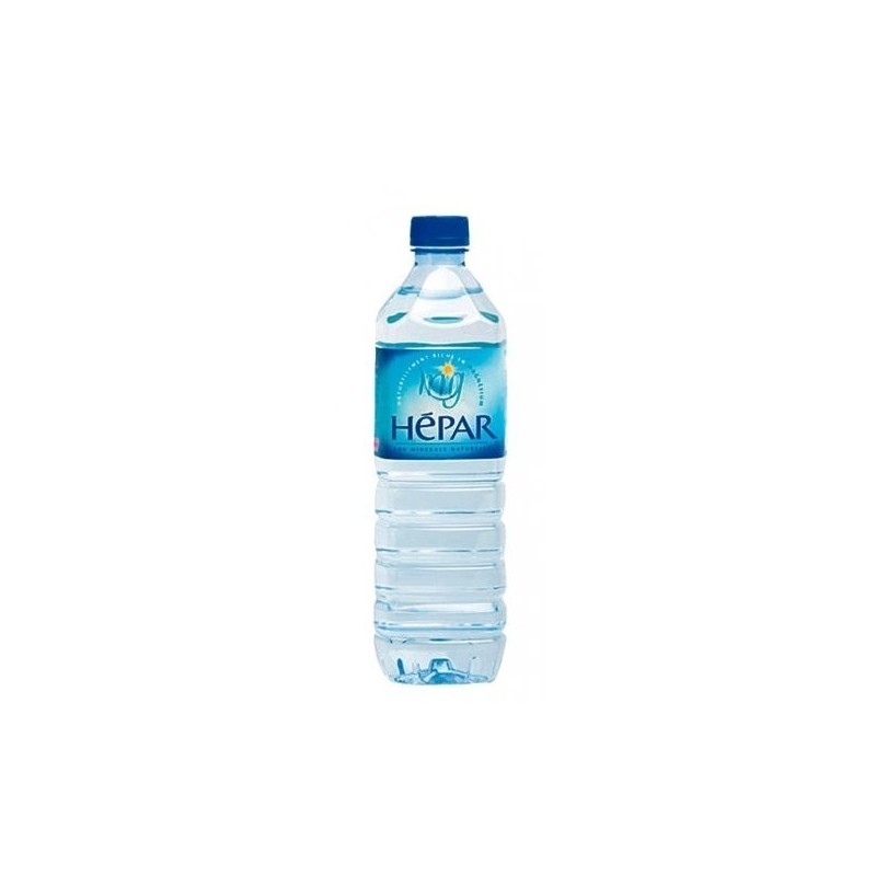 Botella de plástico HEPAR agua PET 75 cl SOURIRE DES SAVEURS