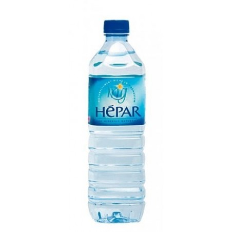 HEPAR water PET plastic bottle 75 cl