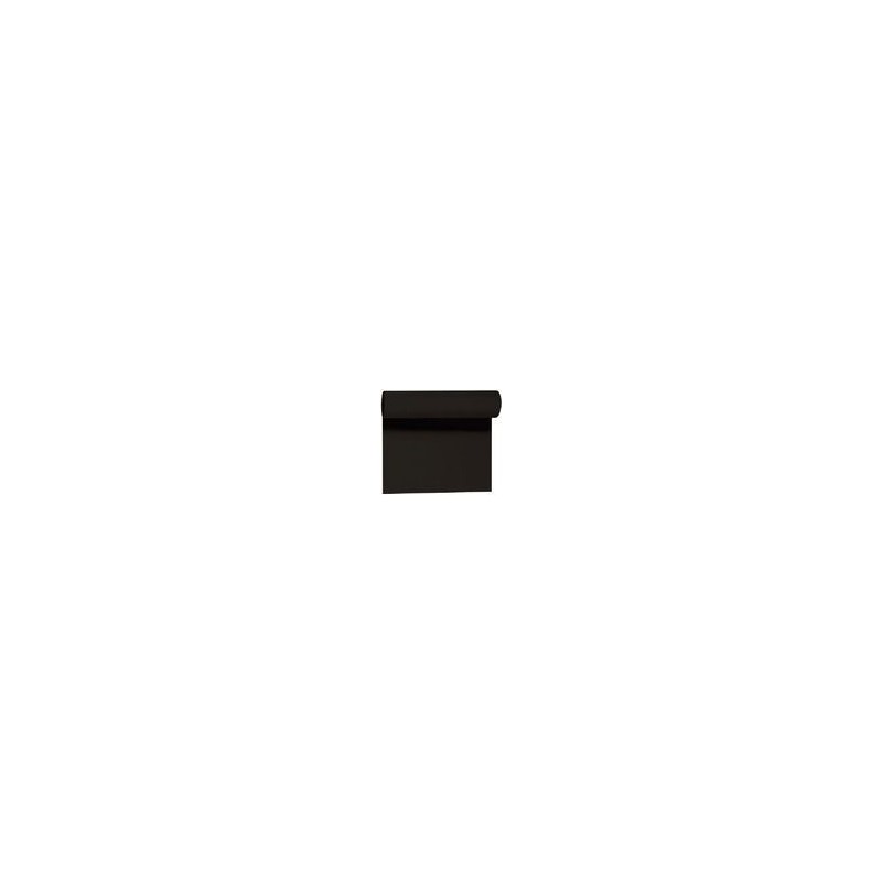 Chemin de table intissé noir 40cmx25m - Décoration de table