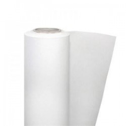 Mantel blanco en papel no tejido ancho 1.20 m - rollo de 25 m