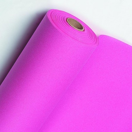 Mantel fucsia rosa en papel no tejido ancho 1.20 m - el rollo de 25 m