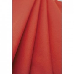 Mantel rojo en papel no tejido ancho 1.20 m. - El rollo de 25 m