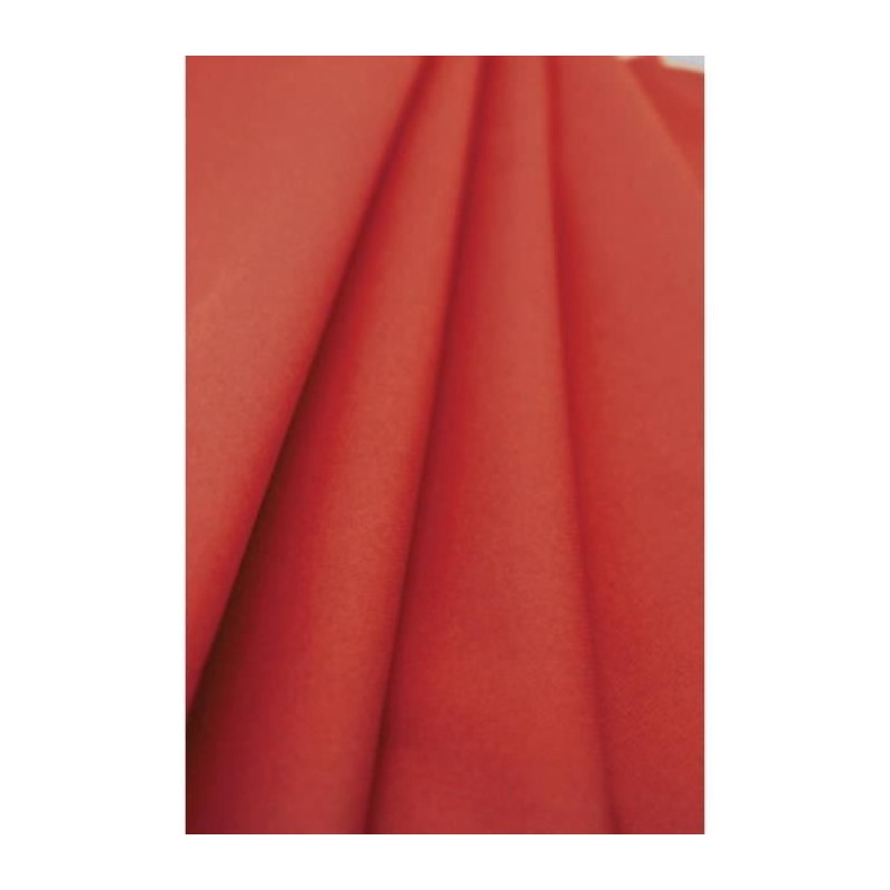 Red tablecloth in non-woven paper width 1.20 m - the 25 m roll