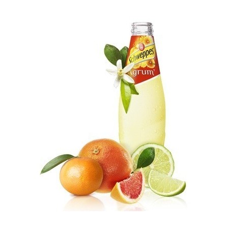 SCHWEPPES Agrum 24 bottles of 25 cl in returnable glass (deposit of 5.50 € included in the price)