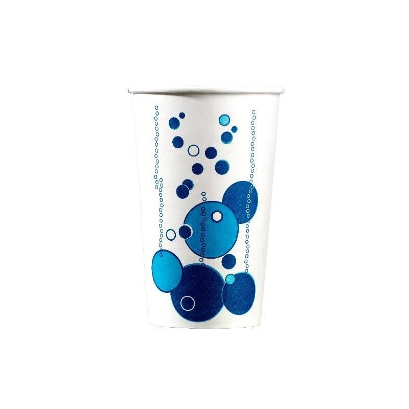 CARDBOARD CUP for cold drink size 53 cl with decoration - the 50