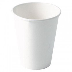 WHITE CARTON CUP for hot and cold beverage size 28 cl - 50