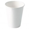 WHITE CARTON CUP for hot and cold beverage size 33 cl - 80